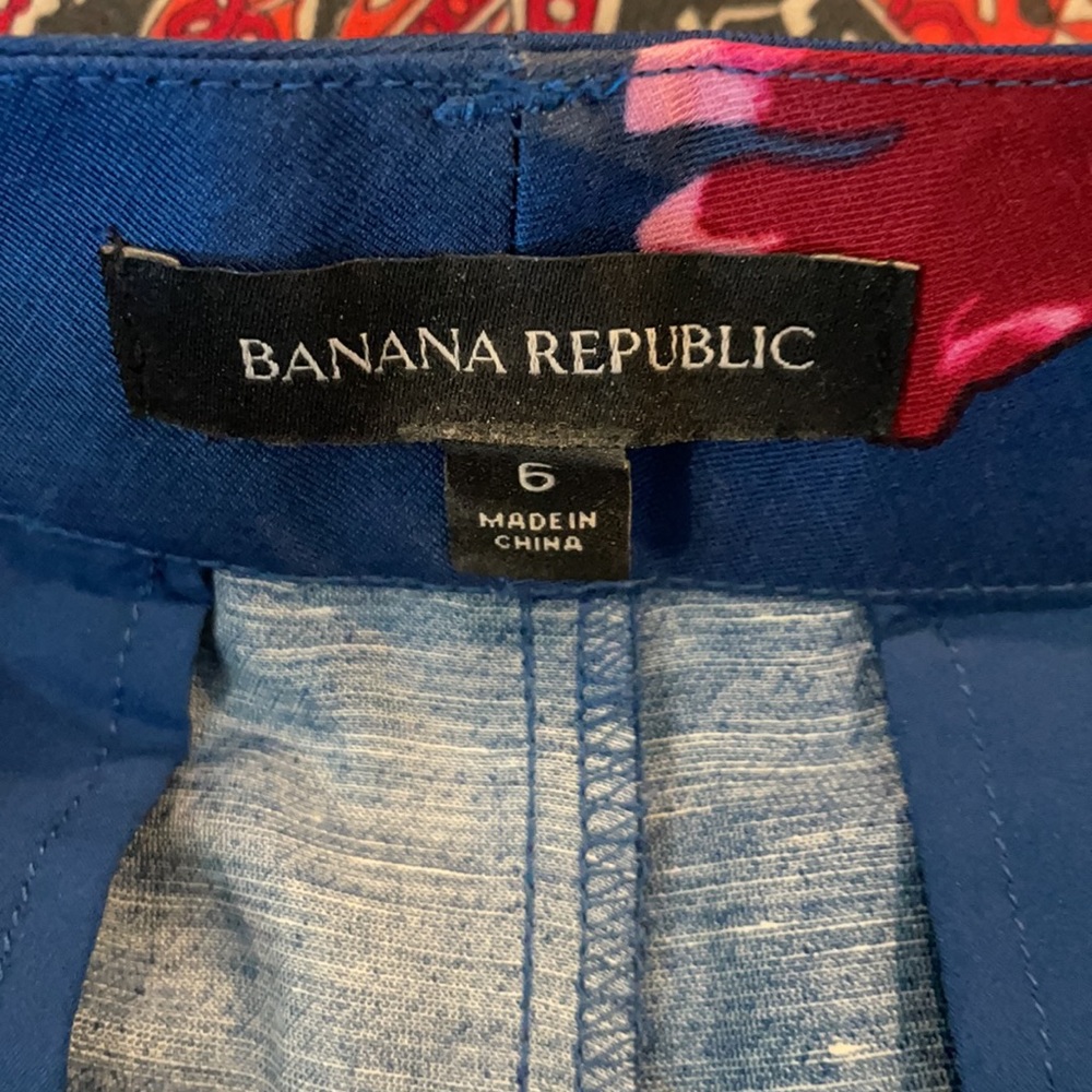 Banana Republic Floral Gaucho Size 6 - Picture 6 of 10